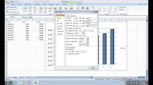 how to change excel 2007 chart scale