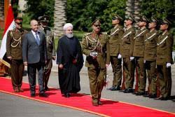 Image result for ‫روحانی در روشنایی به بغداد رفت‬‎