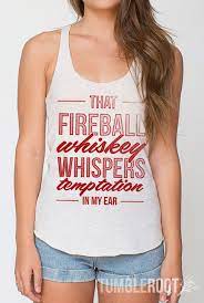 Fireball Whiskey Country Music Racer Back Tank Top Tank Tops Women Fireball Whiskey Country Outfits