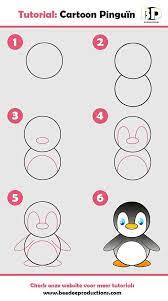 How to draw a cartoon penguin. Penguin Tutorial Learn How To Draw A Cute Penguin Drawing For Beginners Penguin Drawing Drawing Lessons For Kids