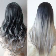 Black And Gray Ombre Hair 33 Gorgeous Balayage Ombre Grey Hairstyles Hairstyles Magazine Hair Styles Grey Ombre Hair Long Hair Styles