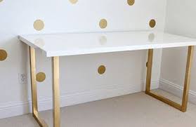 Combine A Linnmon Table Top With Custom Legs To Create A Desk Of Dreams 15 Totally Ingenious Ikea Hacks Ikea Table Tops Ikea Ikea Desk
