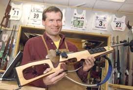 If you've been following the winter olympics in sochi, no doubt you've been watching biathlon events. West Yellowstone Craftsmen Fashions Biathlon Rifle Stocks Outdoors Features Billingsgazette Com