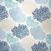 Richloom yellow/blue stripe indoor/outdoor cactus red fabric, per yard. 1