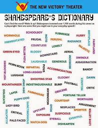 April 23rd Teaching Shakespeare Words Shakespeare Invented Grammar And Vocabulary