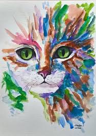 40 Easy Abstract Animals Painting Ideas Which Will Leave You Amazed Cat Art Painting Animal Paintings Acrylic Abstract Art Painting