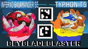 Codigo qr de geist fafnir drain beyblade burst code 2020 qr code tide treptune t3 zankye collab beyblade burst turbo fafnir f3 qr code for beyblade burst. Qr Codes Inferno Salamander S5 Typhon T5 Beyblade Burst Rise App News Beybladeblaster Beyblade
