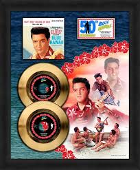 Elvis presley's eighth film was 'blue hawaii', filmed in the tropical paradise of the hawaiian islands of oahu and kauai. Gold Plated Record Elvis Presley Blue Hawaii Jolina Products