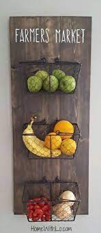 Sie nimmt an wettbewerben in den disziplinen halfpipe und slopestyle teil. I Don T Think I Would Put Fruit In It But This Is A Good Idea Rustic Kitchen Decor Kitchen Wall Decor Fruit And Vegetable Storage