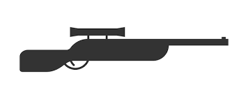 Premium Vector | Shotgun icon hunting rifle icon vector illustration