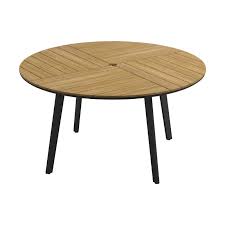 Low to high sort by price: Carver Round Dining Table In Natural Teak By Gloster Brougham Interiors
