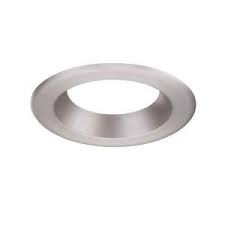 Commercial Electric 6 In Brushed Nickel Led Recessed Can Light Trim Ring Cert6741bn The Home Depot Recessed Can Lights Can Lights Trim Ring