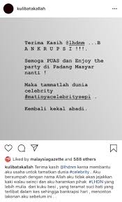 Artikel ini mengandungi maklumat yang salah dan tidak tepat. Tak Mampu Bayar Cukai Iqram Dinzly Diisytihar Muflis Oleh Lhdn Sensasi Selebriti
