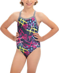 Dolfin Girls Uglies V Back Pattern Swimsuit In 2019