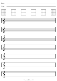13 blank music sheets printable templates stars catz. Blank Guitar Sheet Music Paper Ukulele Music Blank Sheet Music Guitar Sheet Music