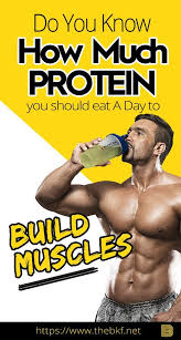 Check spelling or type a new query. Do You Know How Much Protein You Should Eat A Day To Build Your Muscles Build Muscle Muscle Fitness Muscle Growth