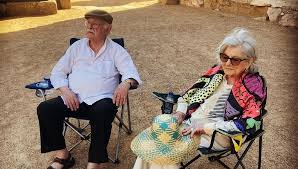 A imagem foi registada em mérida, em espanha. Que Registo Eunice Munoz E Ruy De Carvalho Estao A Emocionar A Internet