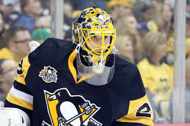 Id like to cheer him up. Marc Andre Fleury Literally Erases Matt Niskanen With Cause Pensburgh