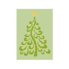 This website uses cookies to improve your experience. Printed Cross Stitch Pattern Christmas Postcard Christmas Tree Coricamo