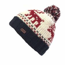 So it is very much thicker than 3 ply. Wool Knitted Bobble Hat Reindeer