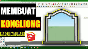Penataan ruangan yang sederhana tapi menarik ini memiliki nilai estetik yang tinggi di mata banyak orang. Cara Membuat Kongliong Ruang Tamu Dan Masjid Di Sketchup Youtube