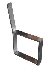 Bankgestell Mit Lehnenprofil Abmessung Hohe 805 Mm Sitzhohe 410 Mm Sitztiefe 410 Mm Ruckenlehne Hohe 395 Mm Holz Stahl Bank Stahl