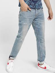 Buy Lee Cooper Blue Lightly Distressed Wash Skinny Jeans