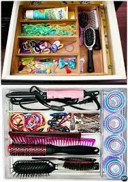 Diy Cutlery Tray Hair Accessory Organizer 16 Cutlery Tray Home Organization Ide Organizing Hair Accessories Hair Accessories Storage Hair Product Organization