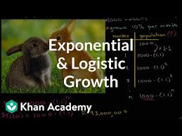 Exponential And Logistic Growth In Populations Video Khan Academy