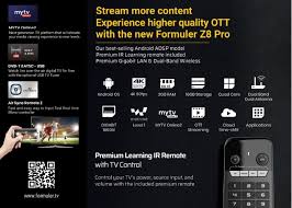 Formuler Z8 Pro New 2020 Version Uhd 4k Android 7 Media Streamer Iptv Receiver With Gigabit Lan Dual Band 2 4g 5g Wifi Mytvonline 2