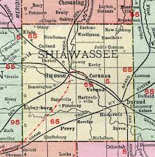 Shiawassee County Michigan 1911 Map Rand Mcnally Owosso Corunna Durand Perry Morrice Laingsburg Bancroft Byron Ver Owosso Michigan Michigan Owosso