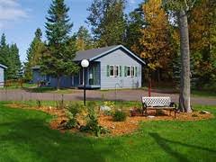 Speaker's cabin hiding behind speaker's creek. Ontonagon Featured Lodging