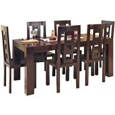A wide variety of dining table six chairs options are available to you, such as general use, design style, and material. Six Seater Dining Table Online Walnut Brown Color Finishing Buy Online This Dining Table Design Modern Wooden Dining Table Designs Wooden Dining Room Table