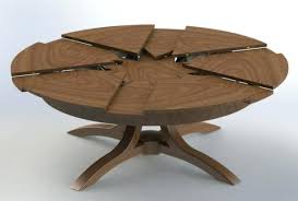 Table Ronde Extensible Table Ronde Extensible Salle A Manger Table Ronde Table Ovale Bois