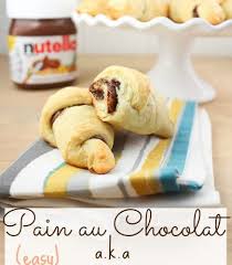Unlike puff pastry dough, croissant dough is made with yeast. Pain Au Chocolat A K A Easy Chocolate Croissants Yummy Healthy Easy