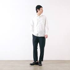 sage de cret サージュデクレ サイロトロ 9分丈 イージーパンツ アンクルカット ストレッチ メンズ 日本製 パンツ ロングパンツ イージーパンツ rococo ロココ 通販 メンズファッション メンズファッション ミニマルファッション ファッション