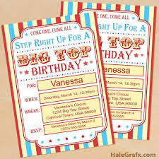 You can also see personalised birthday invitations here. Free Printable Circus Birthday Invitation Set Carnival Invitation Template Circus Birthday Invitations Carnival Birthday Invitations