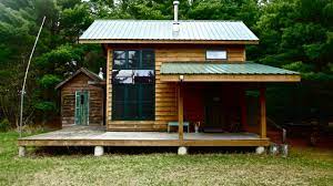 Off The Grid Home In Cable Wisconsin Off Grid House Tiny Little Houses Small Cottages