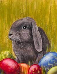 Create beautiful easter rocks that are perfect for hiding, gifting, or decorating. Easter Bunny Painting By Anastasiya Malakhova