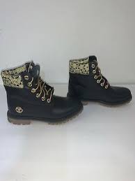 Black And Gold Timberlands Timberland Black And Gold Limited Edition Winter Boots Women 7 5 Ebay In 2020 Winter Boots Women Womens Boots Boots