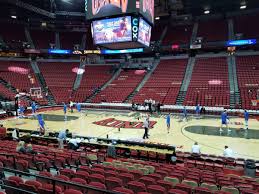 thomas and mack center section 116 rateyourseats com