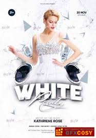 Get a head start with hundreds of professionally designed templates you can edit and customize through canva's intuitive design tools and user. White Party Psd Flyer Template Free Download Photoshop Vector Stock Image Via Zippyshare Torrent From All Source In The World