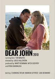 Dear John By Millie Film Posters Minimalist Indie Movie Posters Dear John Film