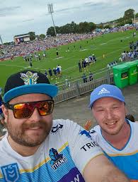 Gold Coast Titans Fan Support at Away Game