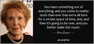 I think a woman gets more if she acts feminine. Top 25 Quotes By Nancy Reagan Of 78 A Z Quotes