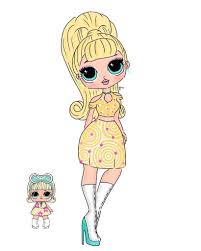 Surprise omg dolls auf kids n fun de. Fars With L O L On Instagram My Own Drawing L O L Surprise Omg Go Go Gurl Big Sis Thank You To My Friend Tiny Toy Colle Ausmalbilder Ausmalen Bilder