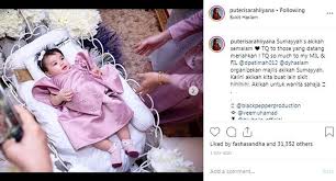 Syamsul yusof, kuala lumpur, malaysia. Majlis Untuk Wanita Sahaja Puteri Sarah Jawab Pertanyaan Tidak Nampak Syamsul Pada Majlis Akikah Anak Keduanya Hiburan Mstar