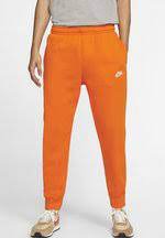 Nike Sportswear CLUB - Pantalon de survêtement - magma orange/white/orange  - ZALANDO.FR