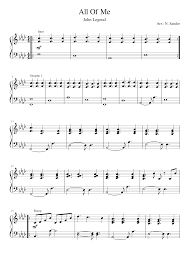Maybe you would like to learn more about one of these? John Legend All Of Me Klavierbegleitung Sheet Music For Piano Solo Musescore Com