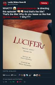 Том эллис, лорен джерман, кевин алехандро, д.б. Sanoiro A03 For Lucifer Lucifer 5x08 Spoiler Alert Spoilers